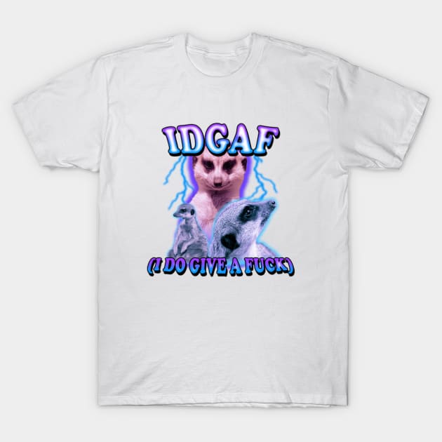 IDGAF T-Shirt by stressedrodent